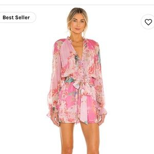 HEMANT 💖 AND 💖 NANDITA - REVOLVE Best Seller Romper in Pink size XS